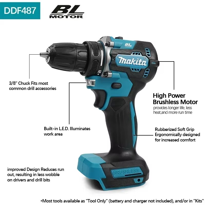 Original Makita 18V DDF487 Bru - Makita Drill Ddf484 review and price