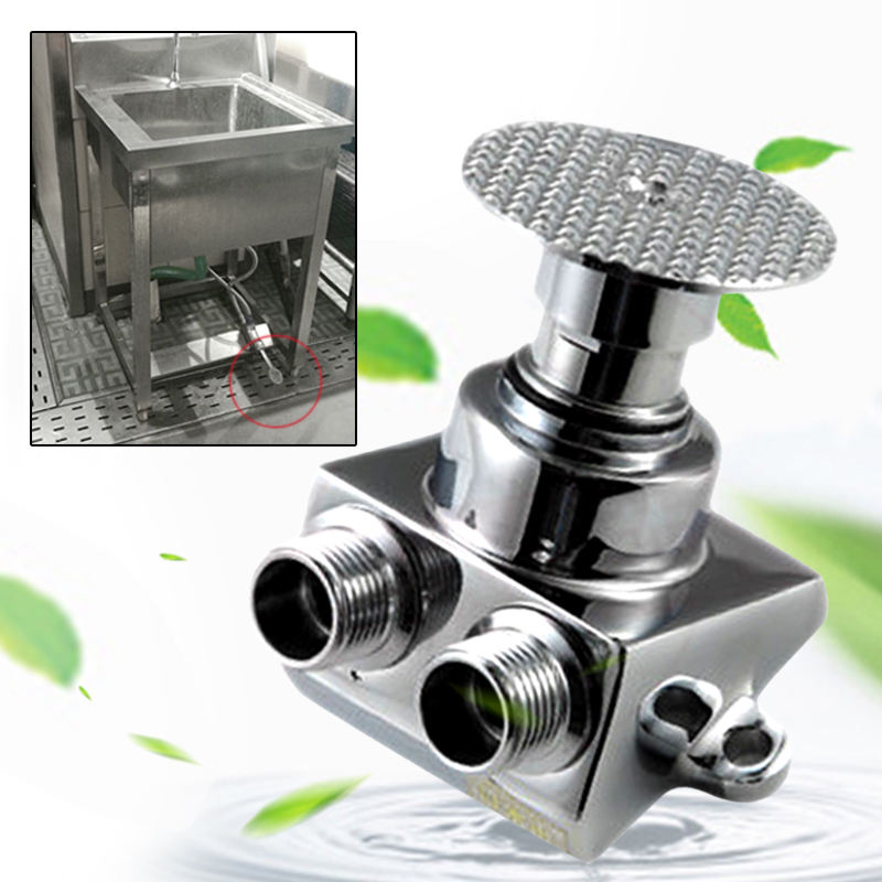 1PCS Foot Pedal Valve Copper F - Basin Mixer Cartridge review and price