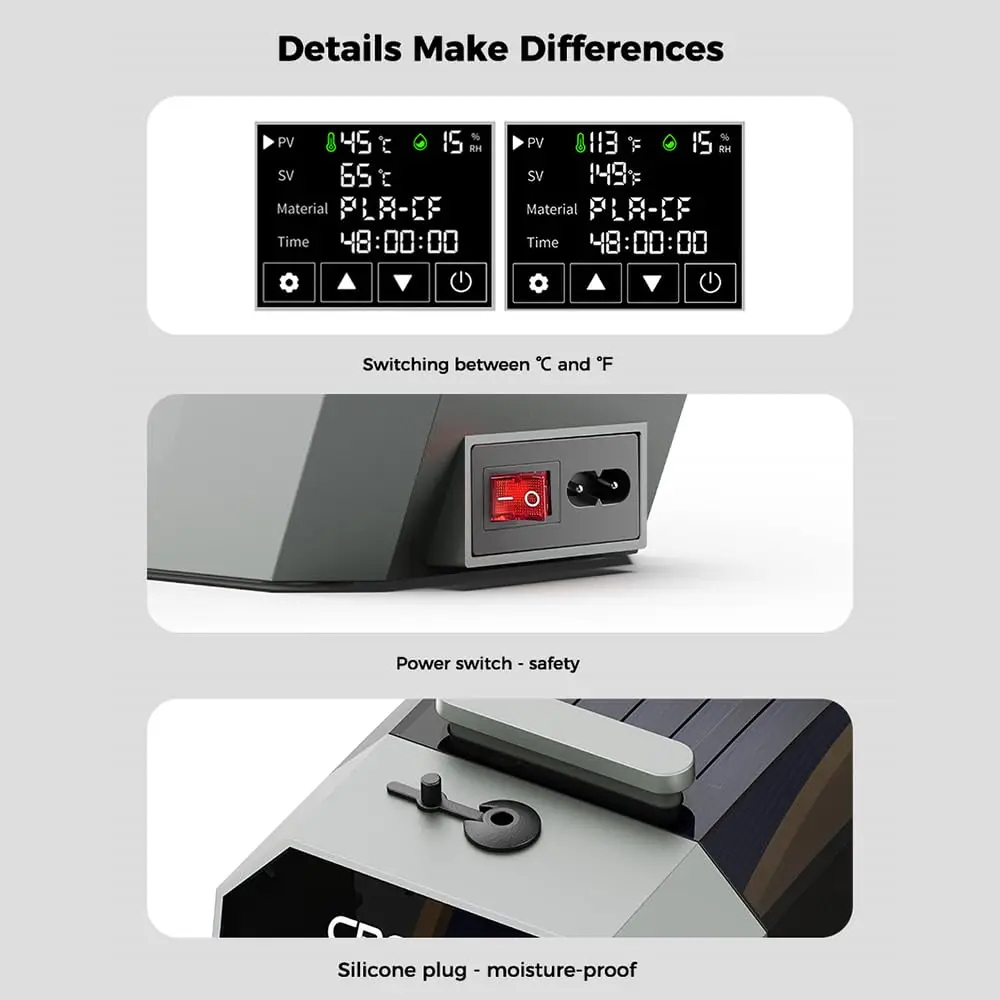 Creality Space Pi Filament Dry - Creality Printer Ender 3 V3 review and price